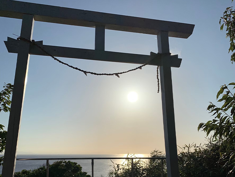 洲崎神社の鳥居