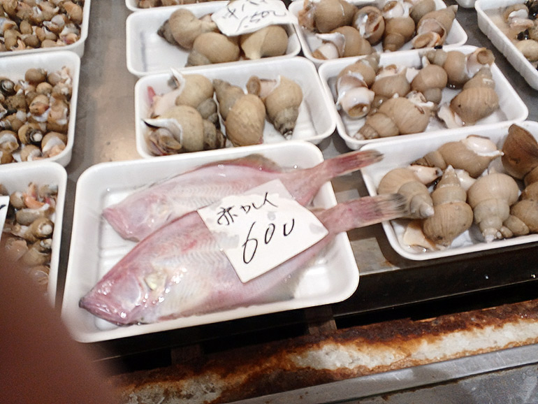 海の駅 蜃気楼食材