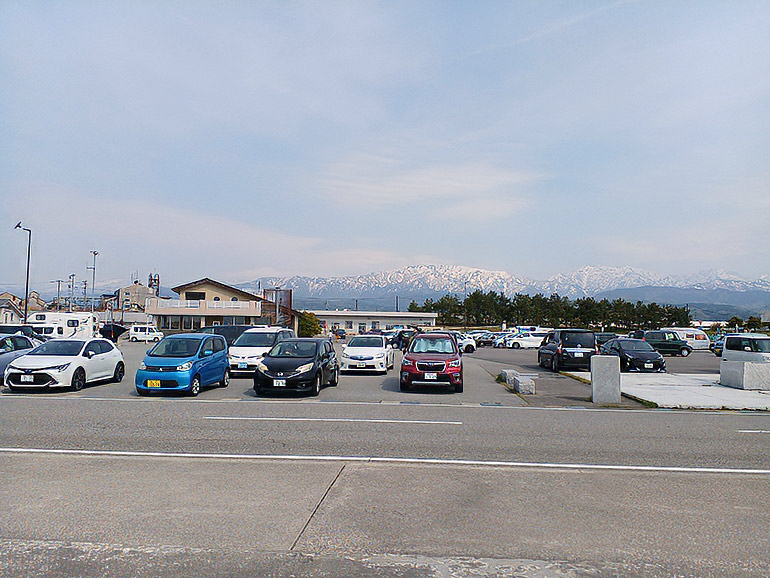 海の駅 蜃気楼駐車場
