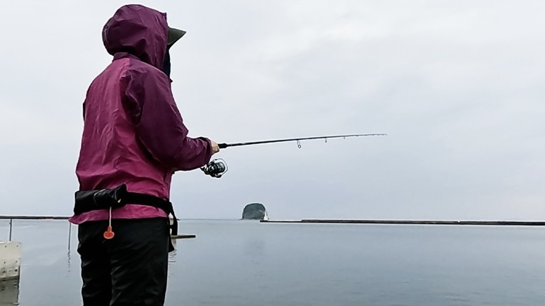雨の日の釣り