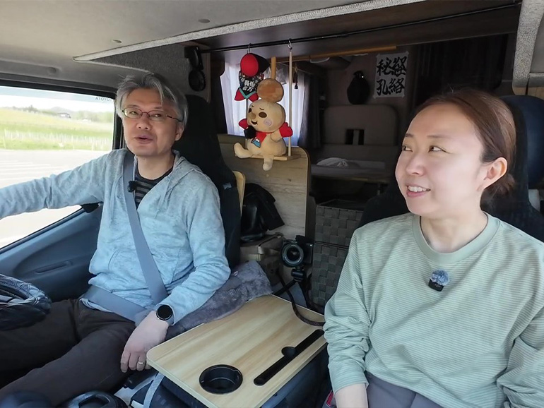 キャンピングカー旅の様子