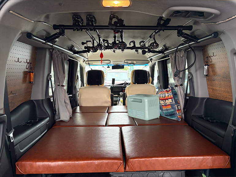 車中泊仕様車釣り仕様