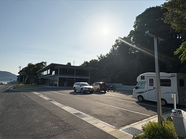 車中泊場所「ボナプール楽生苑」