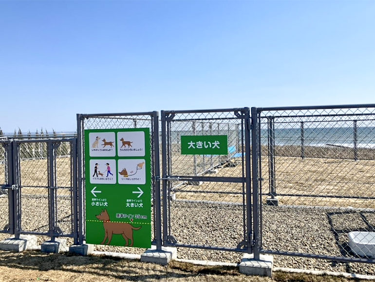 道の駅 しらぬか恋問館のドッグラン