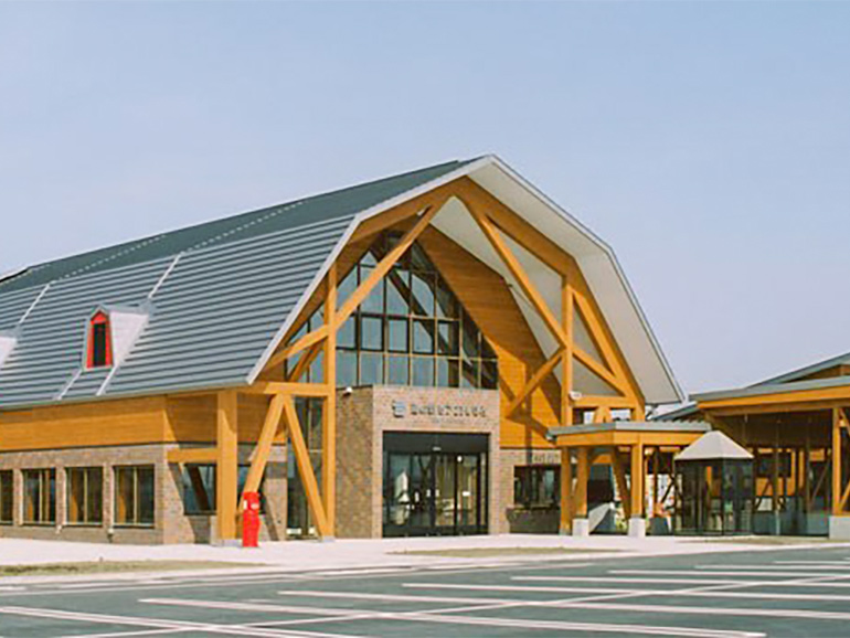 道の駅 ピア21しほろの外観