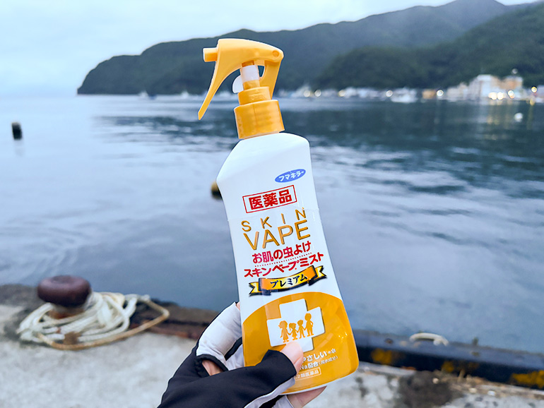 釣りの時に使用している虫よけスプレー