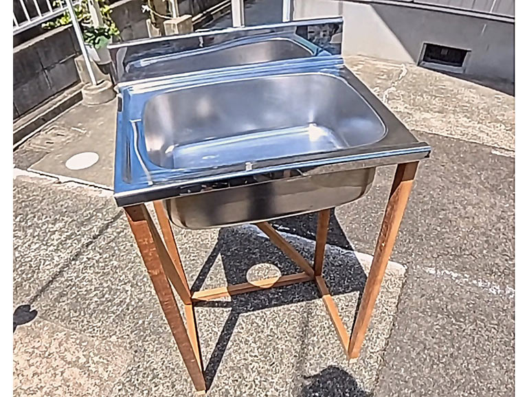 カットしたシンク
