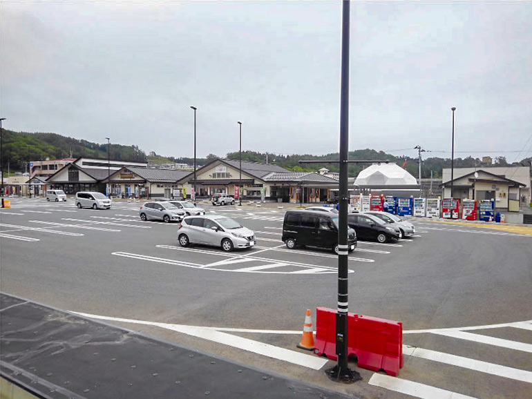 道の駅 たろうの駐車場