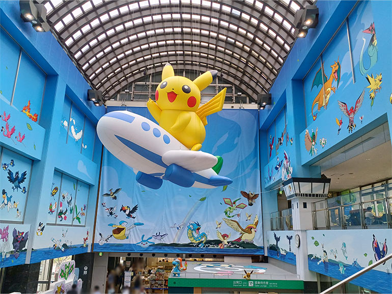 のと里山ポケモン・ウィズ・ユー空港内