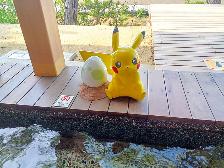 わくらポケモン足湯のポケモン
