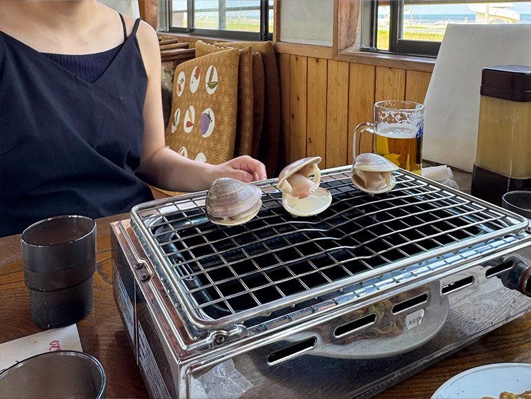 いさりび食堂の焼き蛤