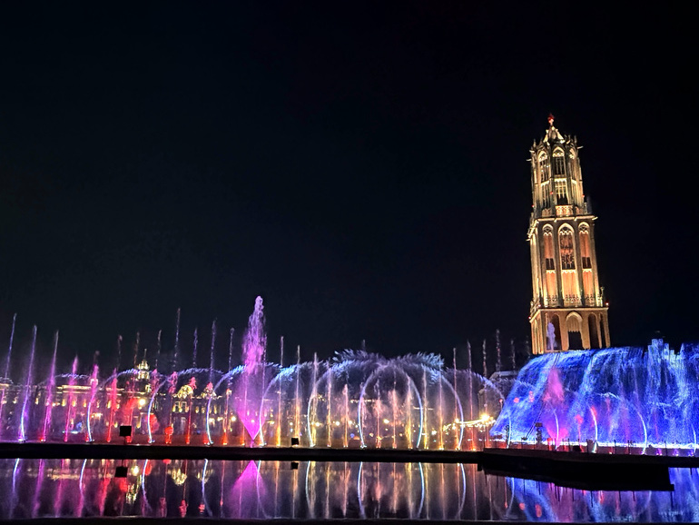 ハウステンボスの夜の景色