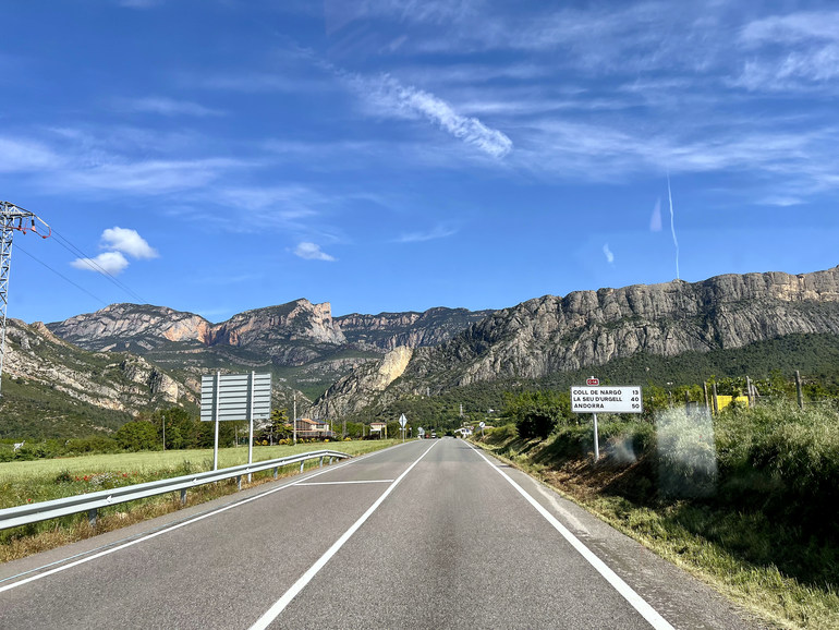 スペインの道路