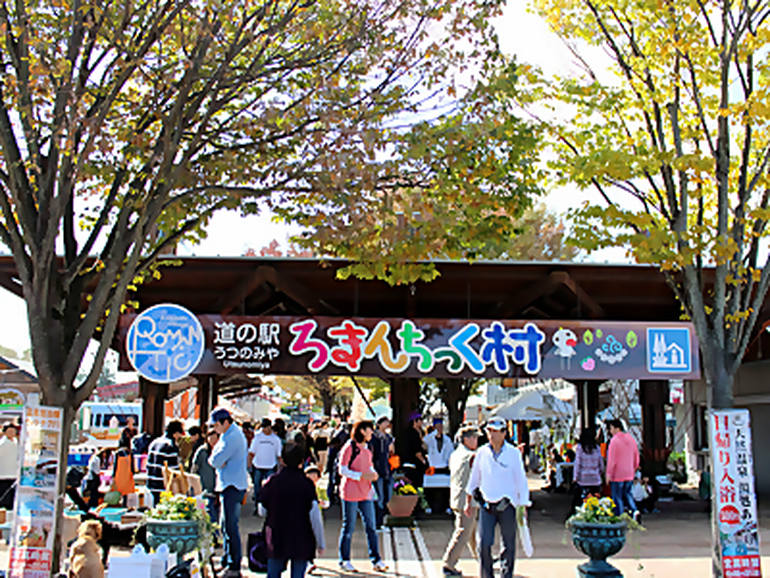 道の駅 うつのみやろまんちっく村の外観