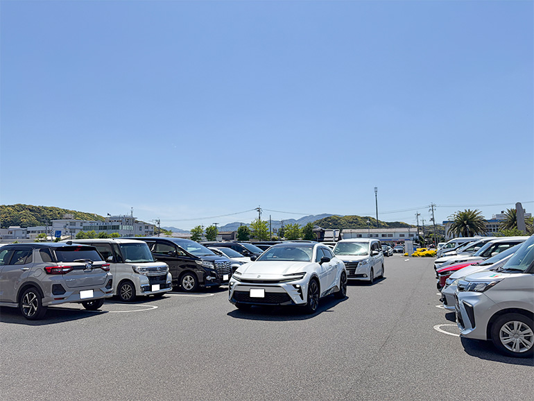 道の駅 センザキッチンの駐車場