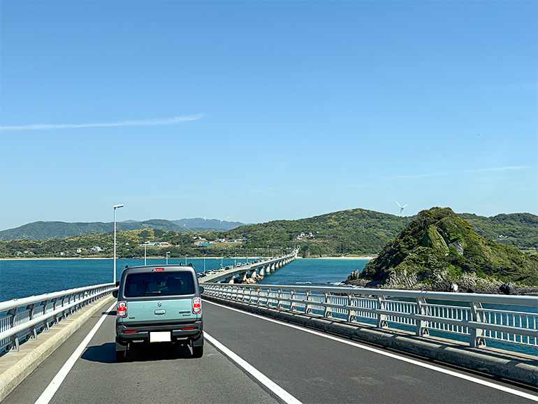 角島大橋帰宅路