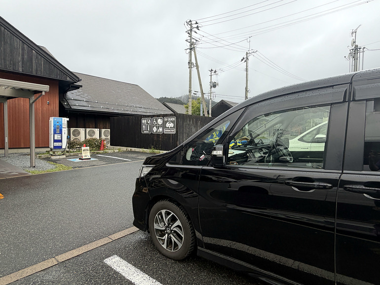 道の駅おながわの駐車場