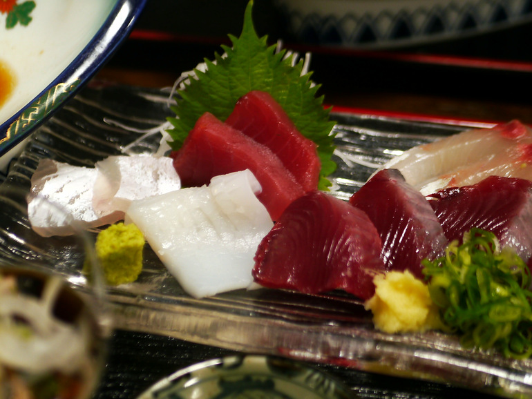 あばれん坊の刺身