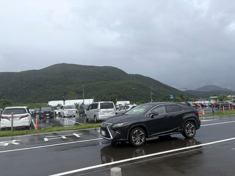 道の駅 ふくしまの駐車場