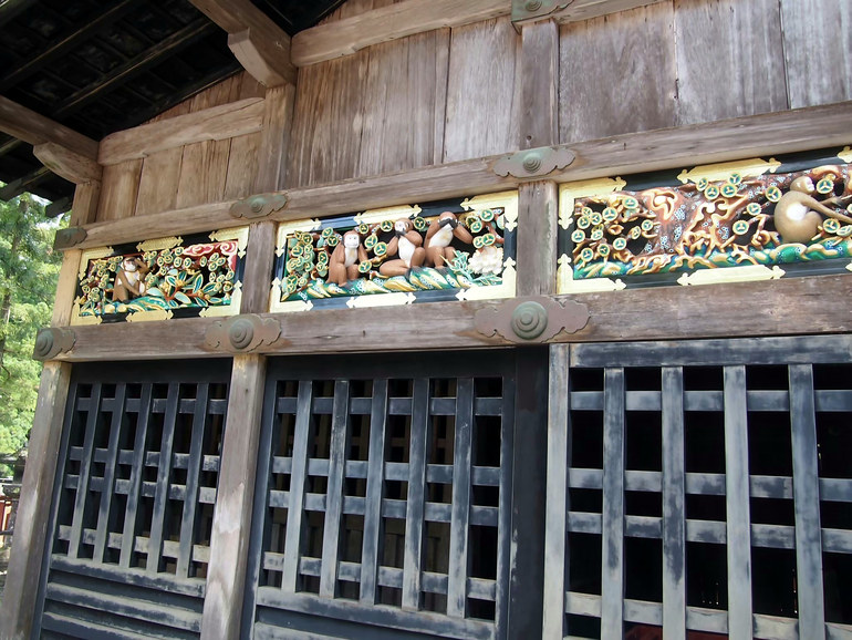 日光東照宮三猿