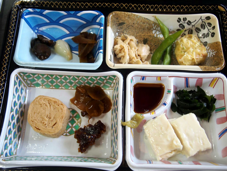 日光たまり漬本つるや中禅寺店の食事