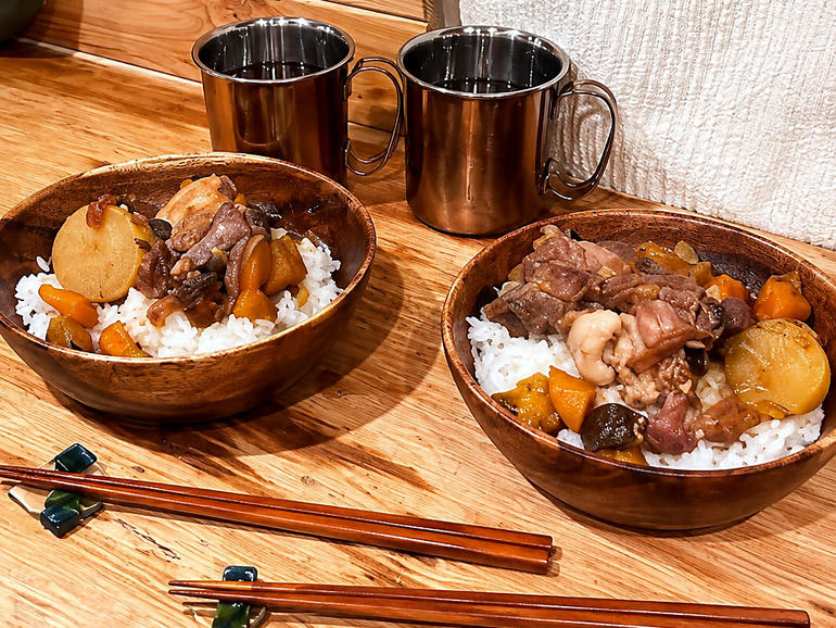 車中泊飯