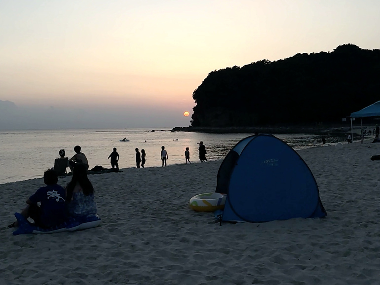 白良浜の景色