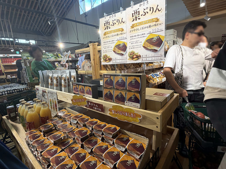 道の駅 かさまの店内
