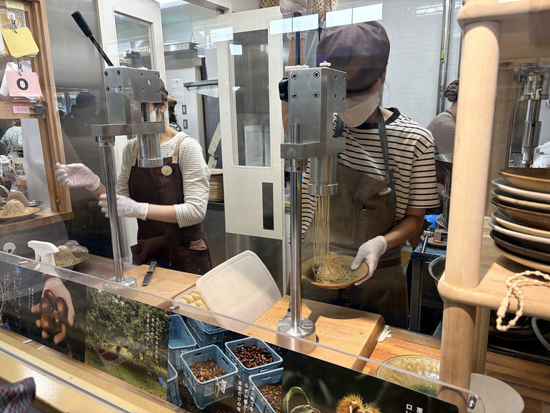 楽栗 La Kuriの調理場所