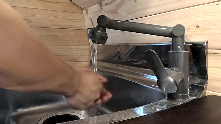 3泊4日で使った水の量
